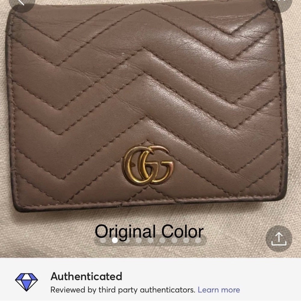 AUTHENTIC Gucci GG Marmont Card Wallet